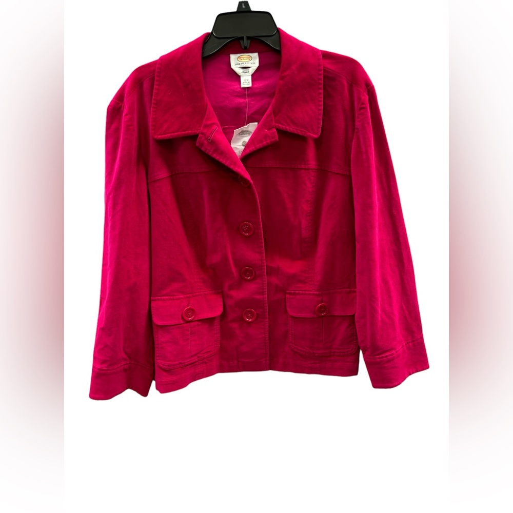 Talbots Women’s Hot‎ Pink/Fuchsia Jacket Size 22W
